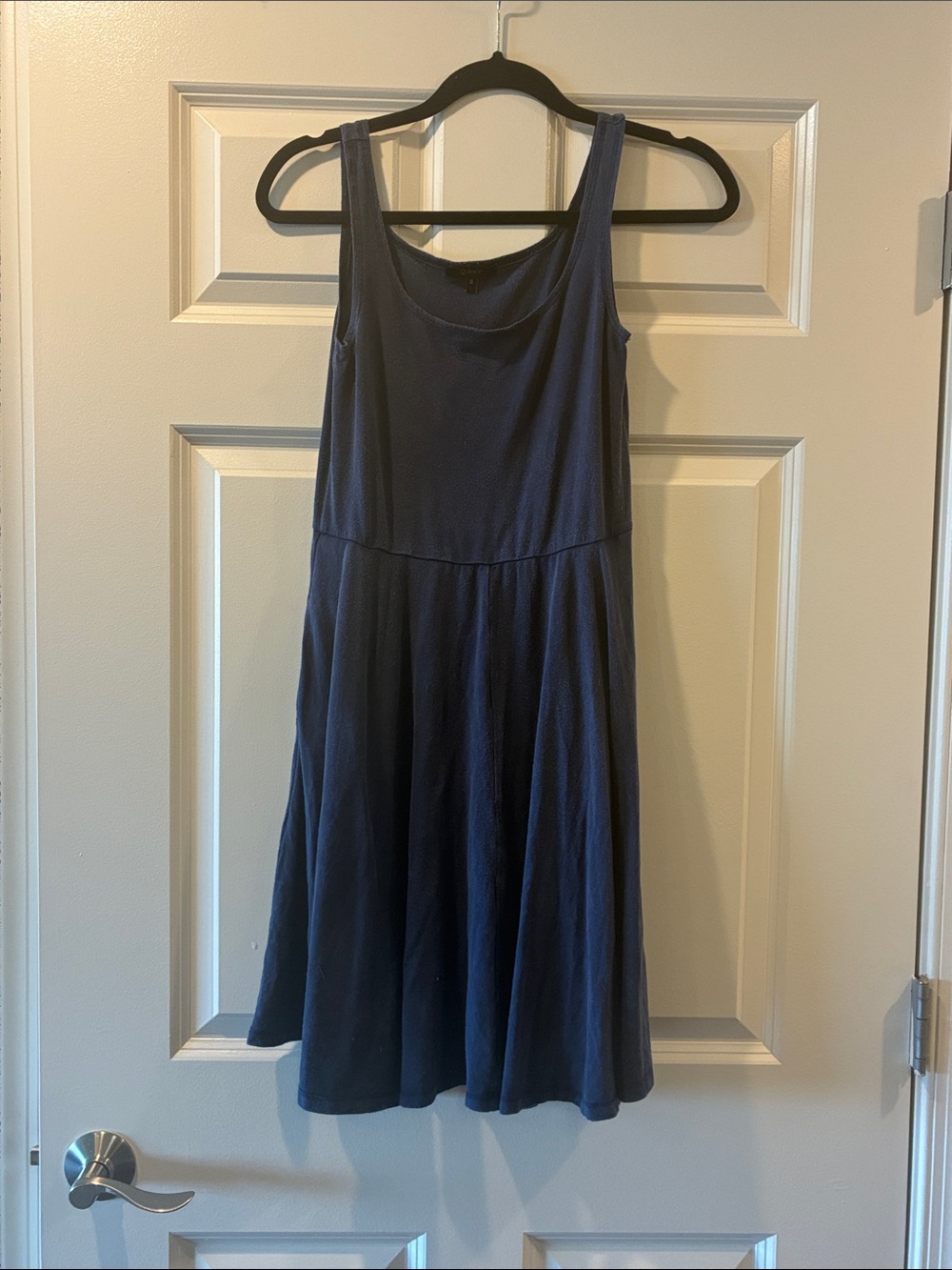 Quince Tencel Jersey Fit & Flare Mini Dress